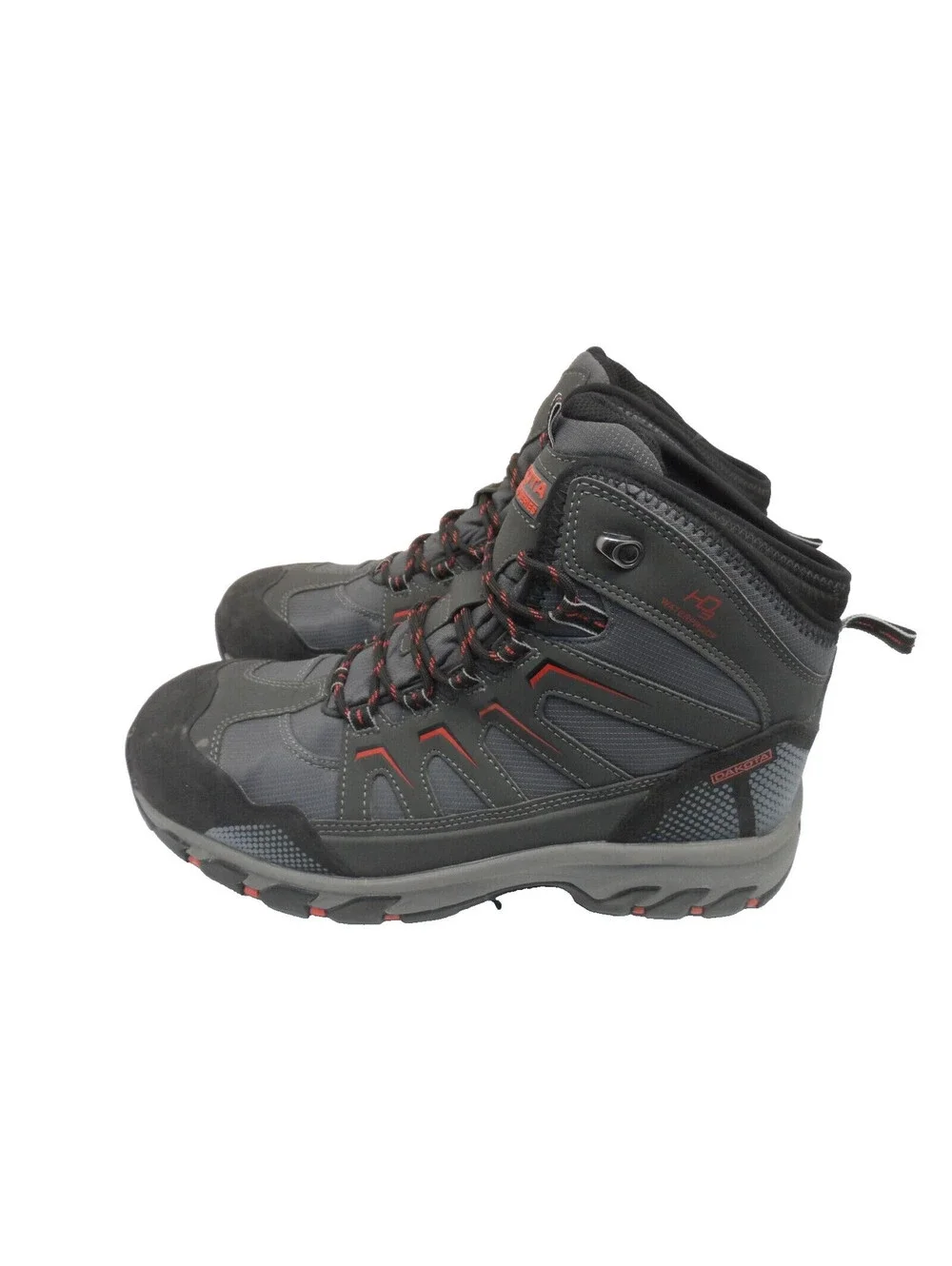 DAKOTA Men's 2127 Steel Toe Steel Plate WP Mid-Cut Safety Hiking Boot Size 12W/L